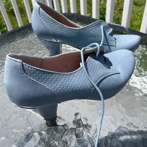 Chelsea Crew Blue Heels